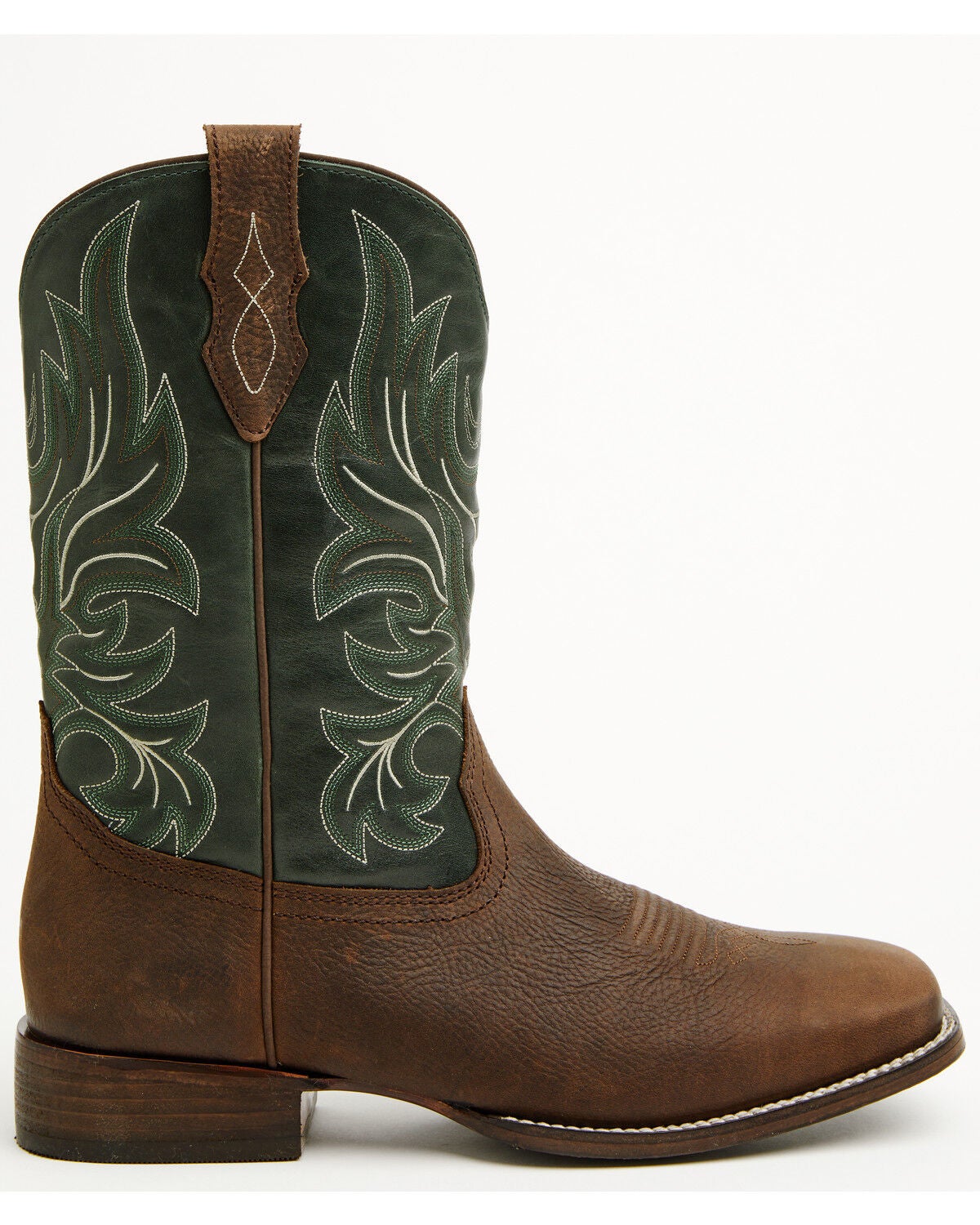 Image #2 - Cody James Cush Core&reg; Men's Spartan Western Boots - Broad Square Toe, Green, hi-res