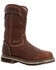 Image #1 - Georgia Boot Women's Amp Lt Edge Waterproof Pull On Work Boots - Soft Toe, Brown, hi-res