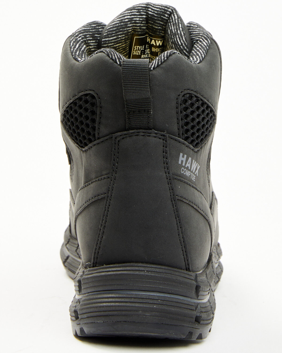 Image #5 - Hawx Men's 6" Athletic Work Boots - Composite Toe, Black, hi-res