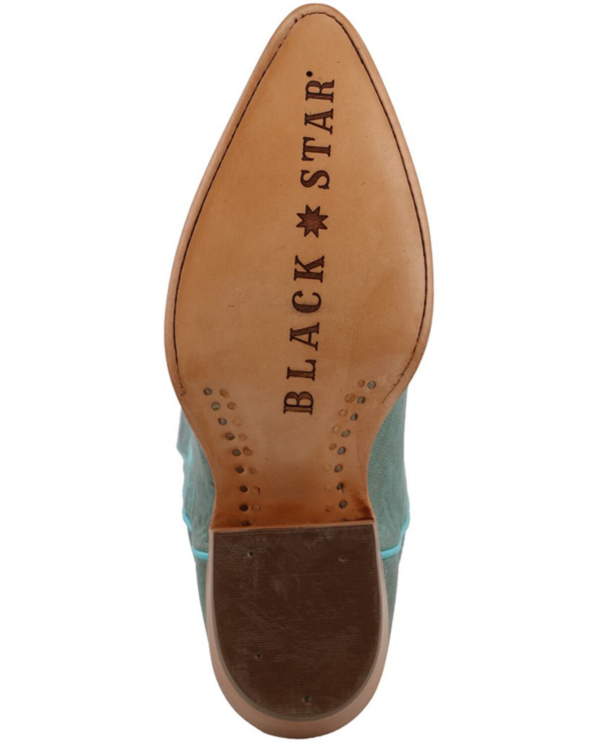 Image #7 - Black Star Women's Sierra Tall Western Boots - Round Toe, Blue, hi-res