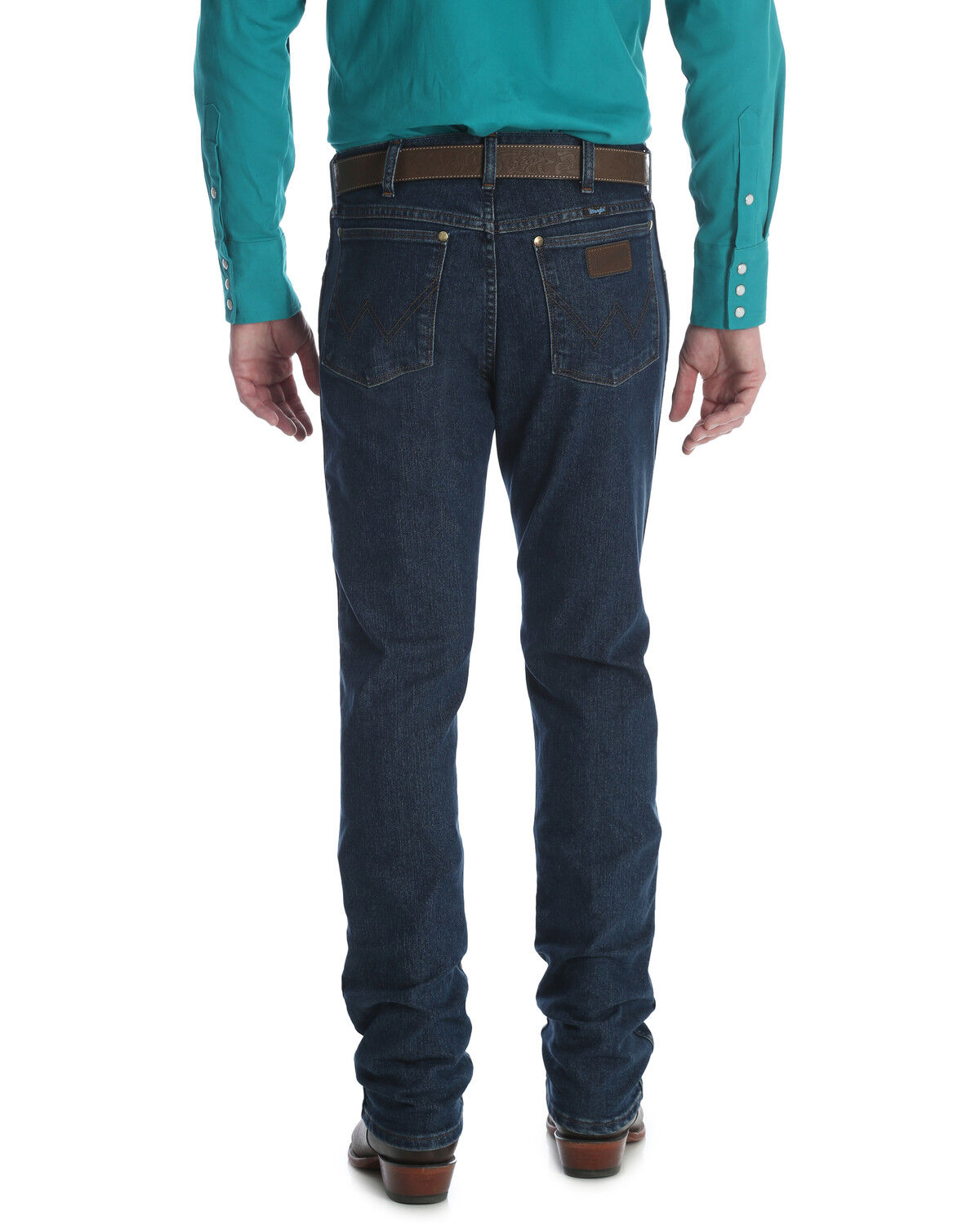 Image #1 - Wrangler Men's Midnight Rinse Premium Performance Cowboy Cut Slim Jeans - Big & Tall, Indigo, hi-res