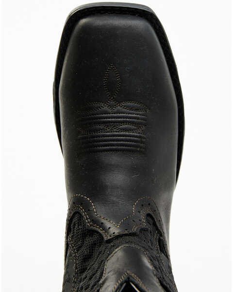 Image #6 - Double H Men's Shadow Waterproof Roper Boots - Broad Square Toe, Black, hi-res