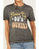 Image #3 - Blended Women's Raised On 90's Country Short Sleeve Graphic Tee, Black, hi-res