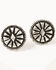 Image #2 - Shyanne Women's Hoop Rodeo Sunset Earring Set - 5 Piece, Silver, hi-res