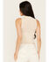 Image #4 - Sadie & Sage Women's Aria Pointelle Sleeveless Top, Ivory, hi-res