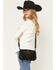 Image #1 - Idyllwind Women's Louanne Suede Western Crossbody Bag, Black, hi-res