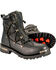 Image #1 - Milwaukee Leather Women's Twin Zipper Boots - Round Toe, Black, hi-res