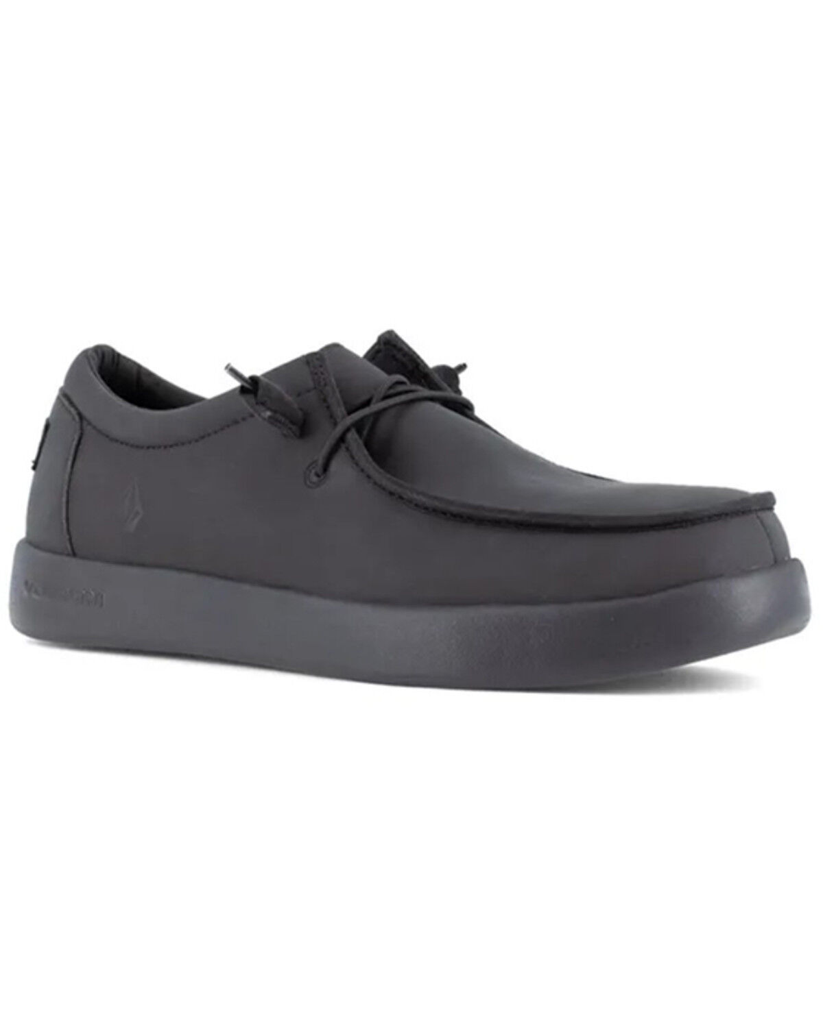 Image #1 - Volcom Men's Chill Slip-On Casual Work Shoes - Composite Toe, Black, hi-res