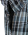 Image #4 - Milwaukee Performance Men's Aramid Flannel Biker Jacket - 3X, Black/blue, hi-res