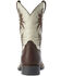 Image #3 - Ariat Boys' VentTEK Western Boots - Square Toe, Brown, hi-res