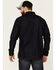 Image #4 - Moonshine Spirit Men's Dark Wash Retro Long Sleeve Snap Western Denim Shirt, Dark Wash, hi-res
