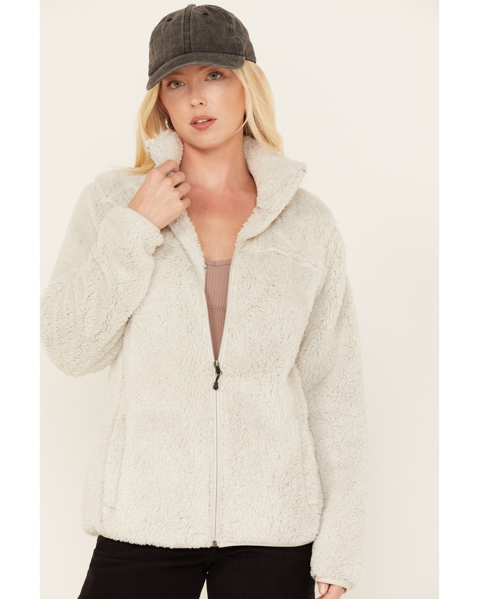 Teddy hot sale zip sweater