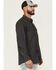 Image #2 - Moonshine Spirit Men's Cask Aged Striped Long Sleeve Snap Western Shirt, Grey, hi-res
