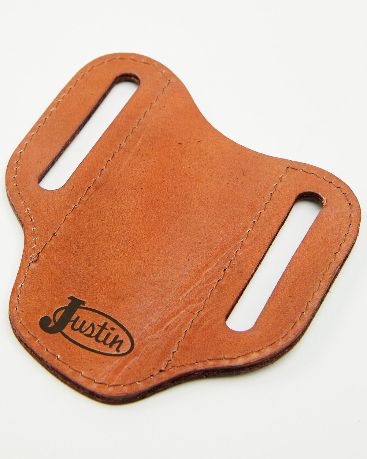 Image #2 - Justin Eagle Leather Pancake Knife Sheath, Brown, hi-res