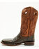 Image #3 - Corral Men's Exotic Caiman Western Boots - Broad Square Toe, Black, hi-res