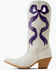 Image #2 - Ariat Women's Beaux Western Boots - Round Toe, White, hi-res