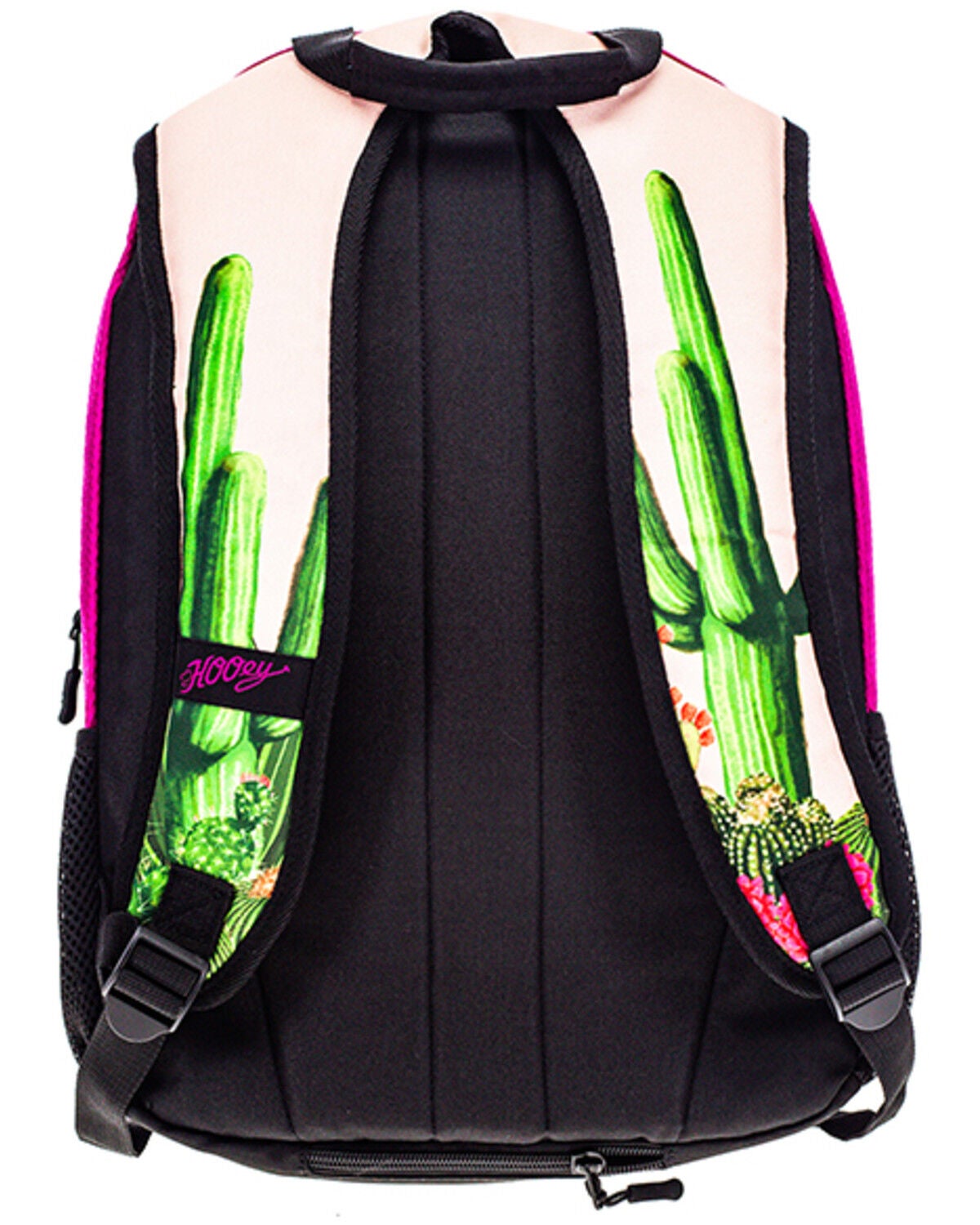 Image #2 - Hooey Rockstar Cactus Print Backpack, Pink, hi-res