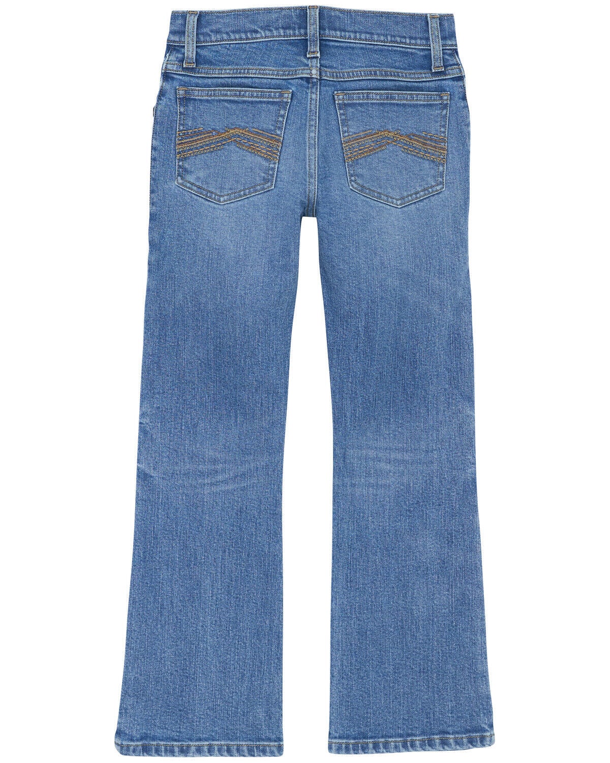 Wrangler 20X Boys' Light Wash Vintage Slim Bootcut Stretch Denim Jeans, Blue, hi-res
