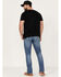 Image #3 - Wrangler Retro Men's 88MWZ Normande Medium Wash Slim Straight Stretch Denim Jeans - Long, Blue, hi-res