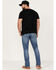 Image #3 - Wrangler Retro Men's 88MWZ Normande Medium Wash Slim Straight Stretch Denim Jeans - Long , Blue, hi-res