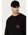 Image #3 - Hawx Men's Never Sleep Long Sleeve Graphic T-Shirt, Black, hi-res
