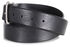 American Worker Men's Distressed Leather Belt, Black, hi-res