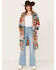 Image #1 - Room 34 Women's Striped Duster Cardigan, Multi, hi-res