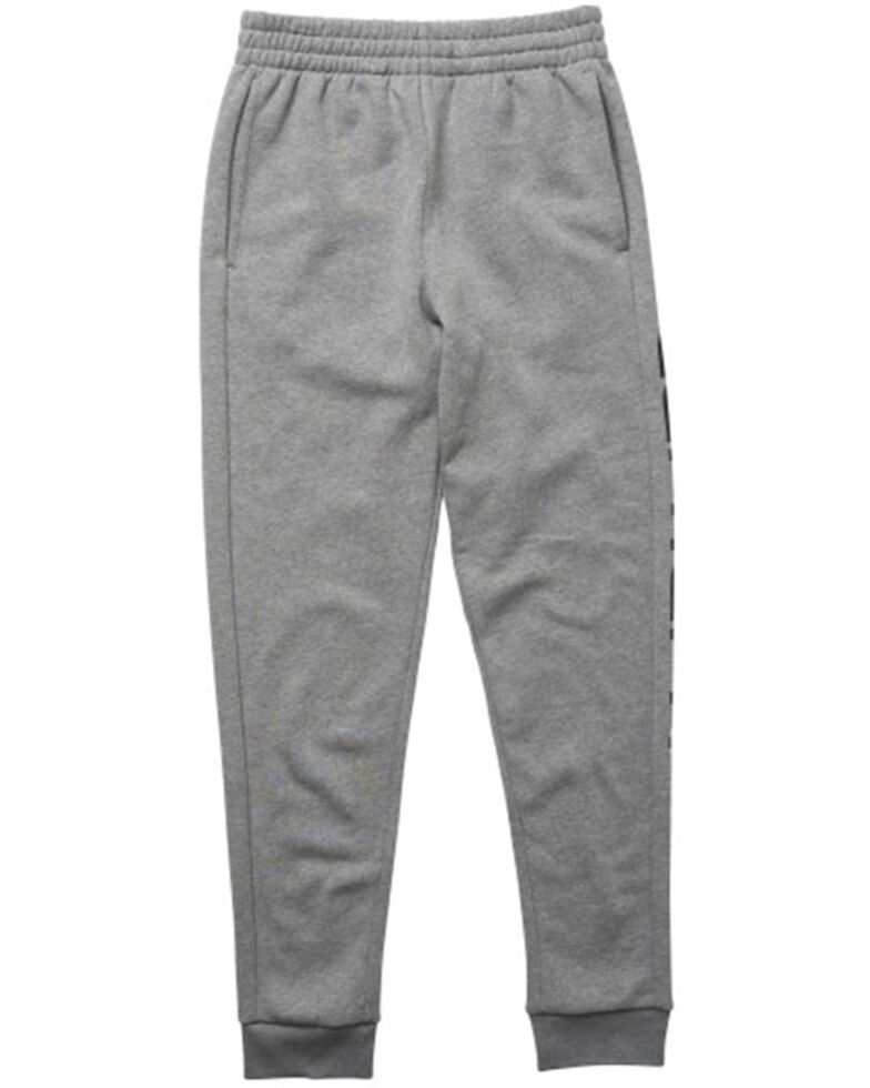Carhartt Boys' Logo Fleece Jogger Pants, Dark Grey, hi-res