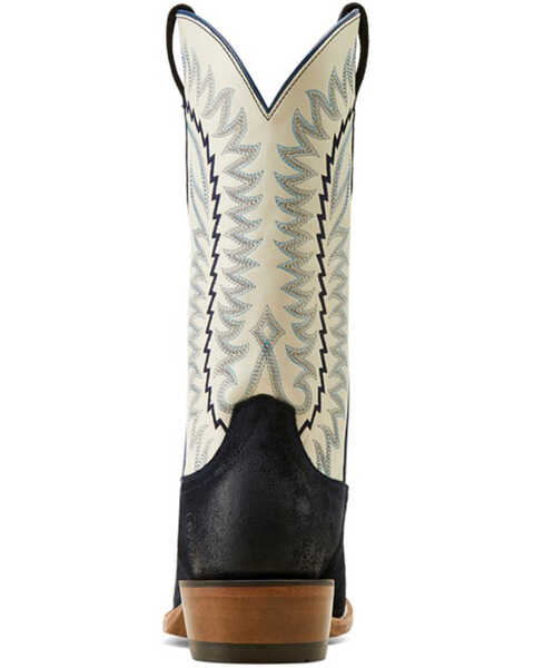 Image #3 - Ariat Men's Futurity Time Roughout Western Boots - Square Toe , Blue, hi-res