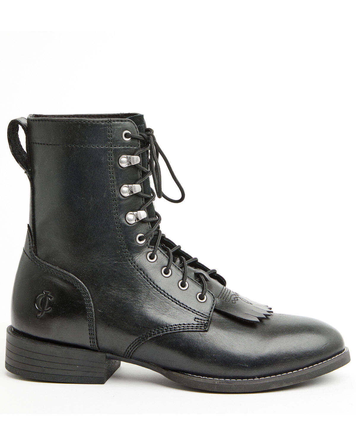 Image #2 - Cody James Men's 8" Highland Lace-Up Boots - Round Toe, Black, hi-res
