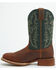 Image #3 - Justin Men's Wild Bill Performance Western Boots - Round Toe, Brown, hi-res