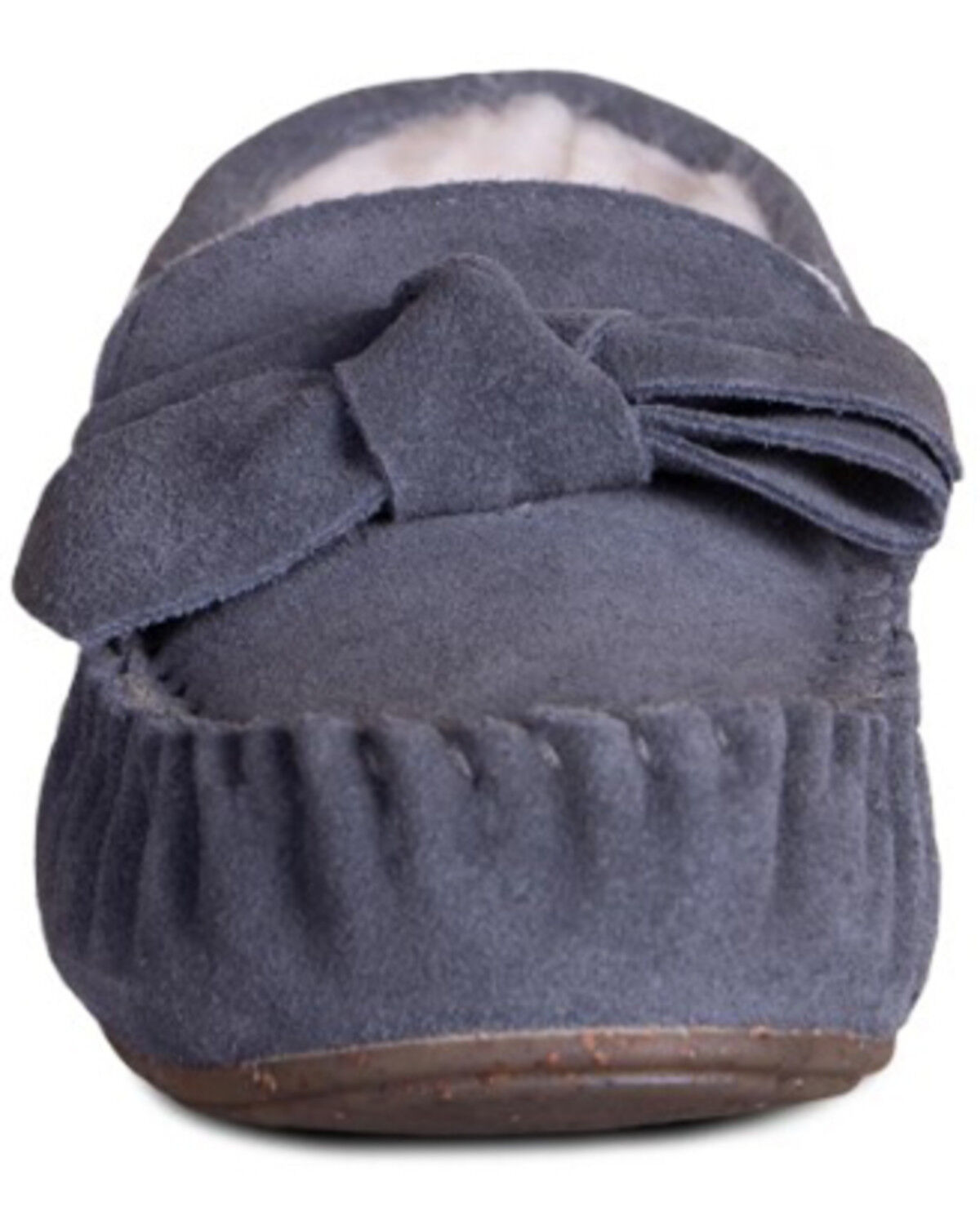 Image #3 - Cloud Nine Women's Scarlet Sheepskin Moccasins, Grey, hi-res
