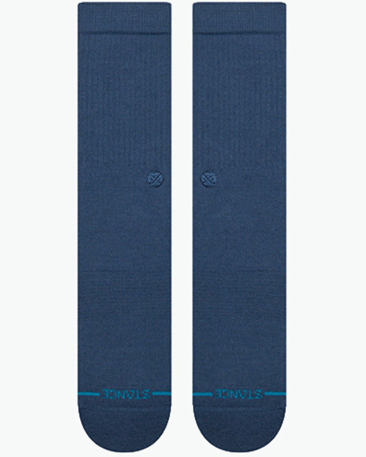 Image #2 - Stance Men's Icon Crew Socks, Dark Teal, hi-res