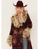 Image #2 - Tasha Polizzi Women's Southwestern Print Faux Fur Adirondack Blanket Coat, , hi-res