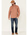 Image #2 - Pendleton Men's Rust Beach Shack Solid Long Sleeve Western Shirt, Rust Copper, hi-res