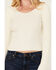 Image #3 - Shyanne Women's Ribbed Long Sleeve Sweater, Off White, hi-res