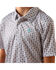Image #3 - Ariat Boys' Southwestern Print Short Sleeve Button-Down Polo Shirt, White, hi-res