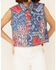 Image #3 - Double D Ranch Women's Multi Print Liberty & Justice For All Snap-Front Vest , Multi, hi-res