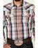 Image #3 - Cody James Men's Simple Life Plaid Print Long Sleeve Snap Western Shirt, Light Blue, hi-res