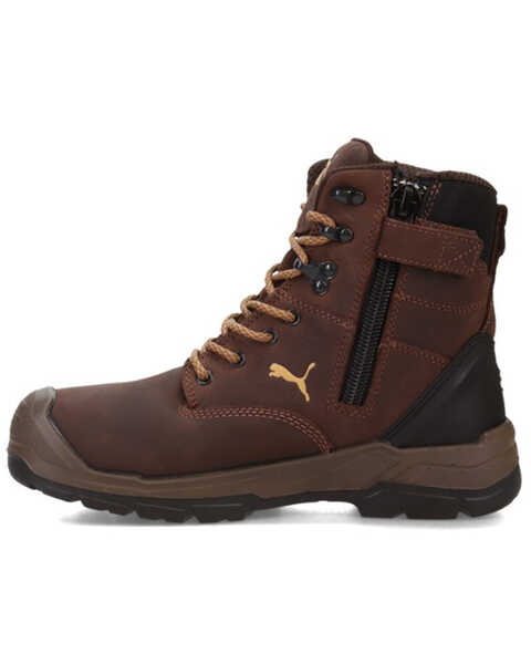 Image #3 - Puma Safety Men's Conquest CTX High Waterproof Work Boots - Soft Toe, Brown, hi-res