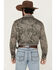 Image #4 - Wrangler Retro Men's Floral print Long Sleeve Snap Western Shirt, Grey, hi-res