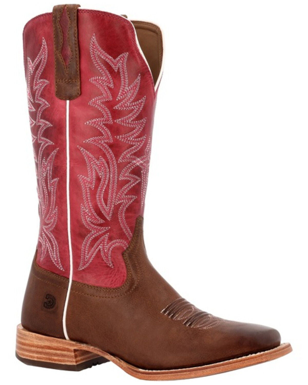 Image #1 - Durango Women's Arena Pro&trade; Elite Western Boots - Broad Square Toe, Red, hi-res