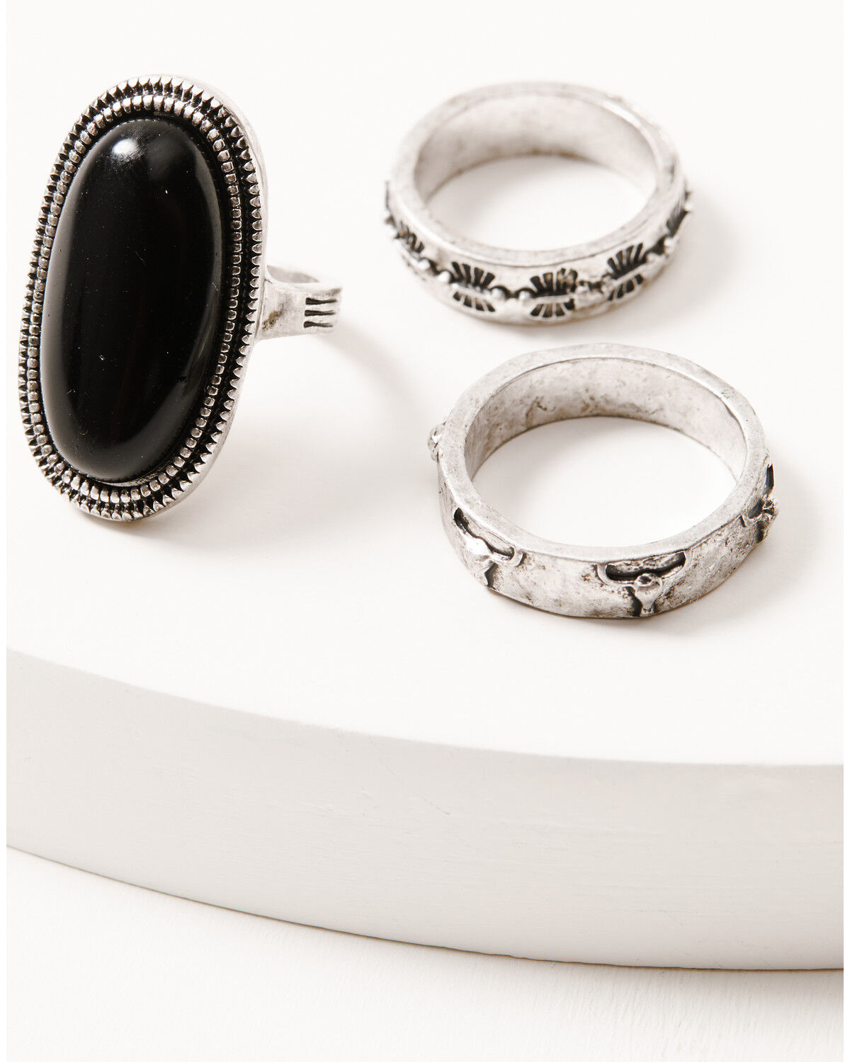 Image #3 - Idyllwind Women's Kensington Ring Set - 5 Piece, Silver, hi-res