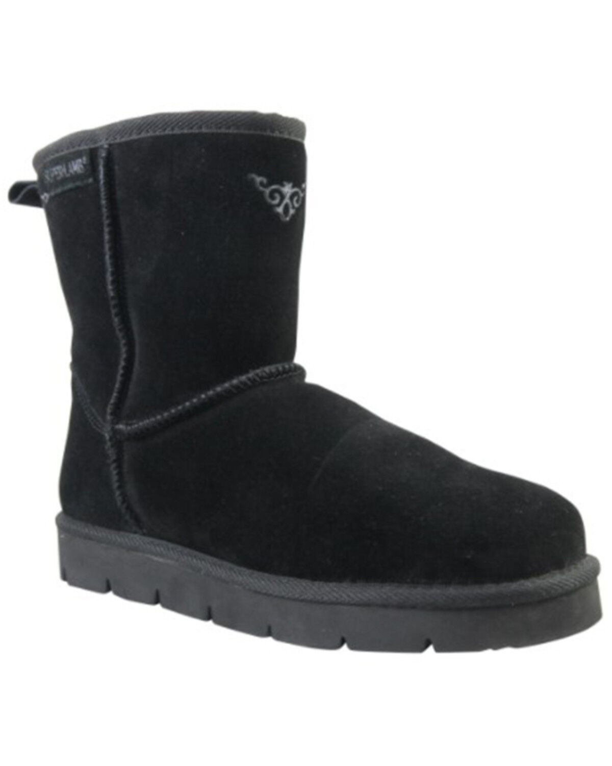 Image #1 - Superlamb Women's Argali 7.5" Suede Leather Pull On Casual Boots - Round Toe, , hi-res