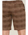 Image #4 - Brixton Men's Choice Stretch Twill Chino Shorts , Brown, hi-res