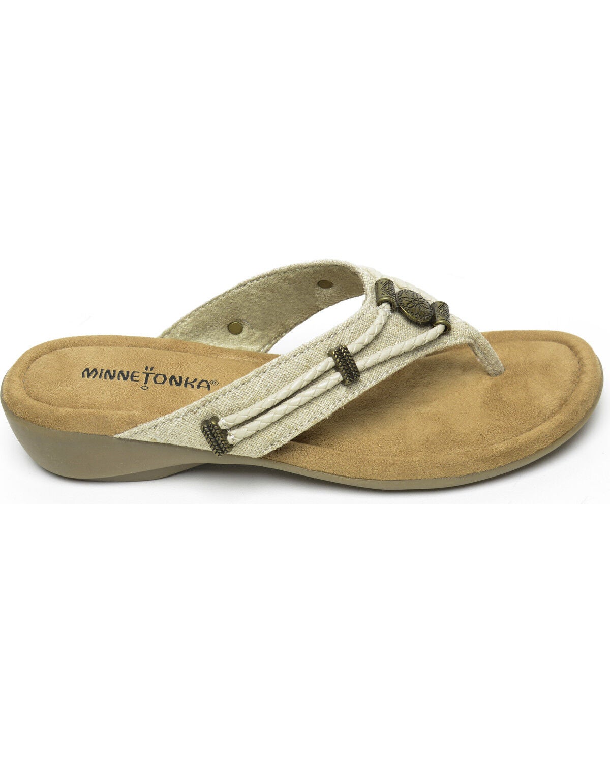 minnetonka women's silverthorne thong sandal