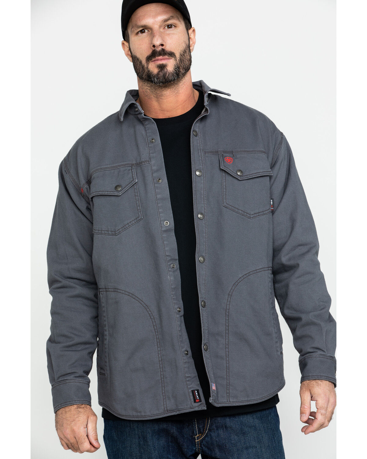 Image #1 - Ariat Men's FR Rig Shirt Work Jacket, , hi-res