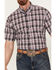 Image #3 - Cinch Men's Plaid Short Sleeve Button-Down Western Shirt, Multi, hi-res