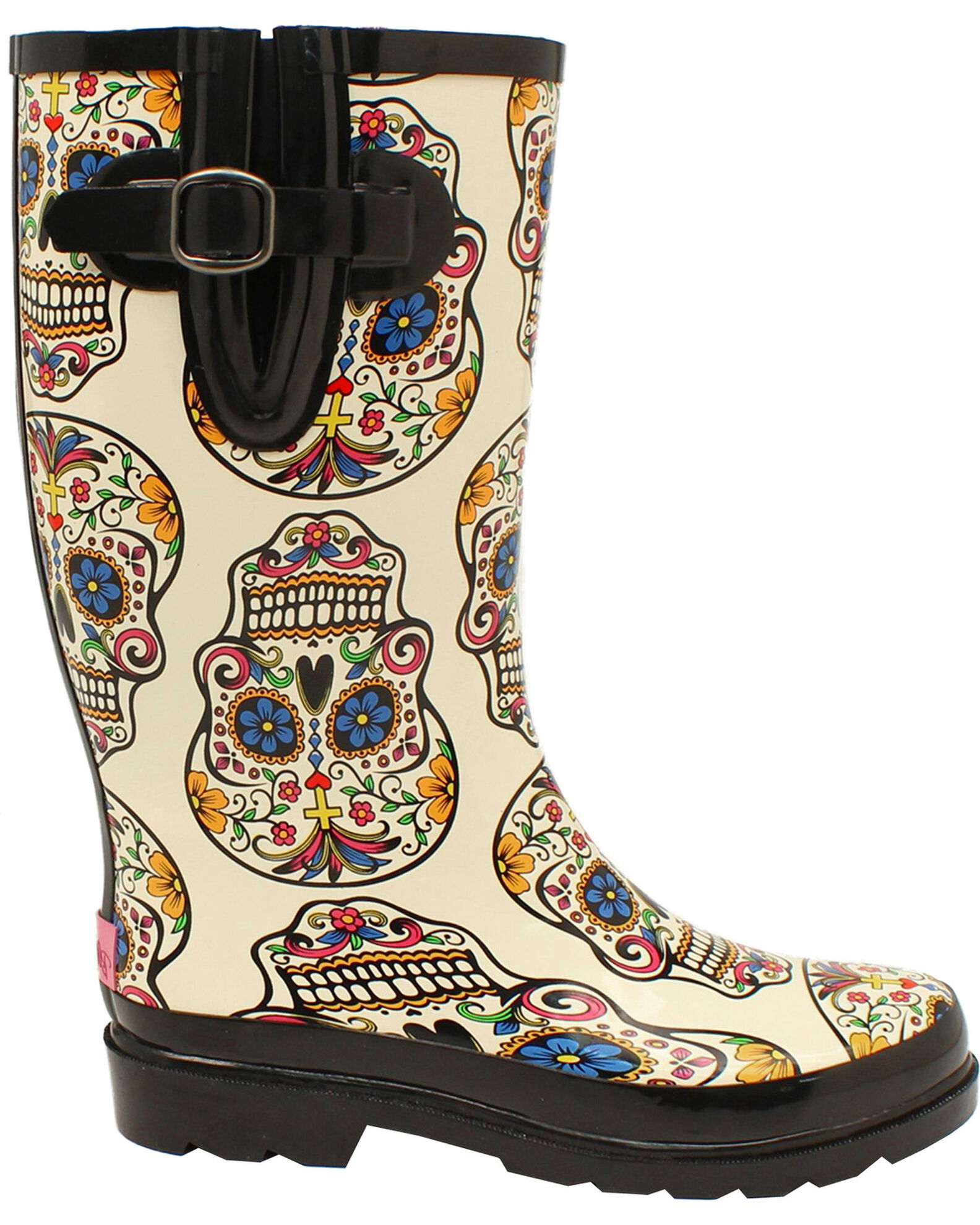 Women s sugar clearance skull cowboy boots