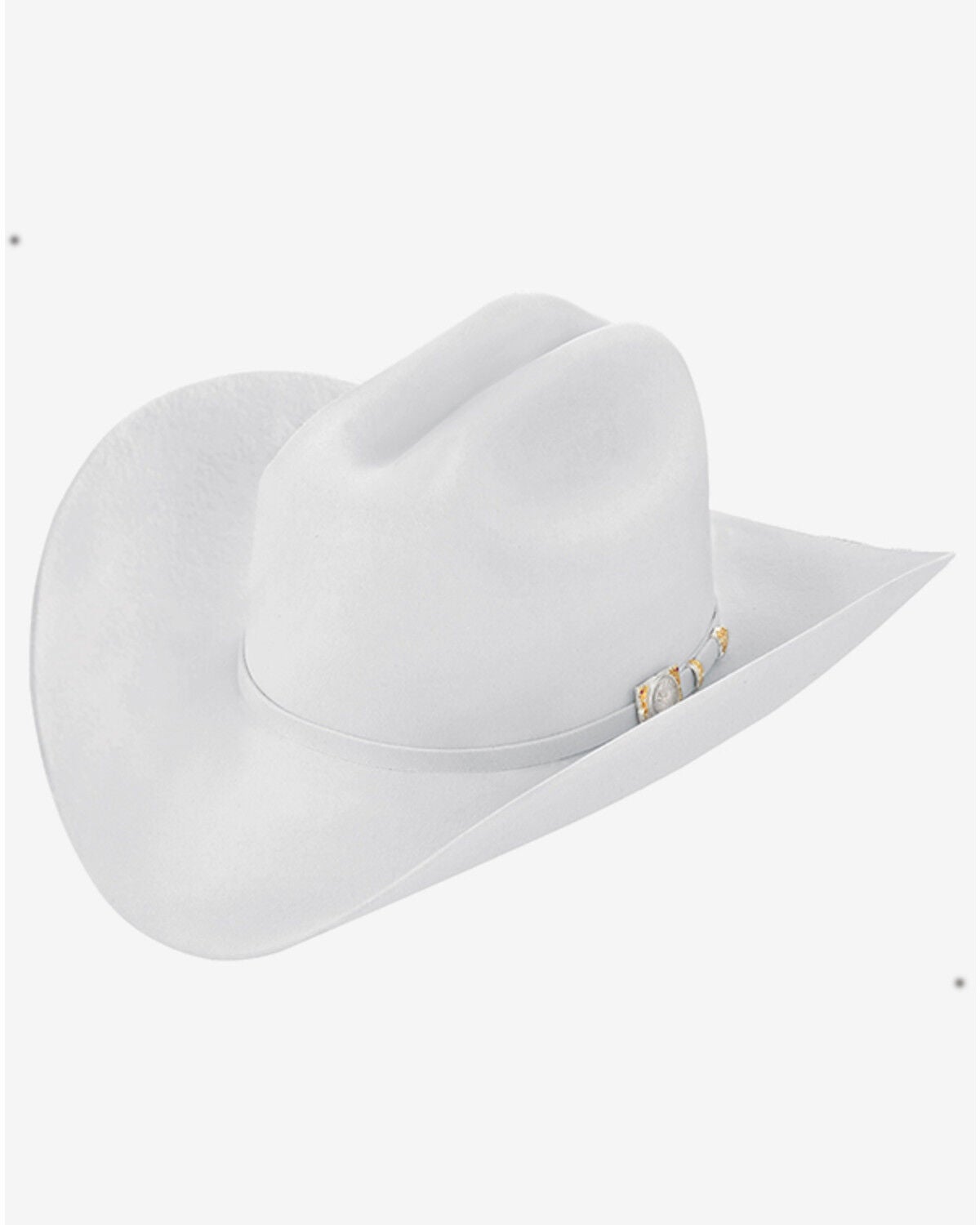 Image #1 - Larry Mahan Independencia 100X Felt Cowboy Hat, White, hi-res